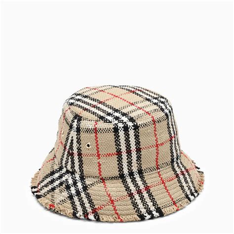 burberry dark green hat with leather trim|Burberry bucket hat size chart.